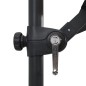 vidaXL Ampelschirm mit LED-Leuchten und Stahlmast 250 x 250 cm Schwarz vidaXL Ampelschirm mit LED-Leuchten und Stahlmast 250 x 250 cm Schwarz