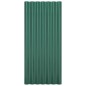 vidaXL Dachpaneele 36 Stk. Pulverbeschichteter Stahl Grün 80x36 cm vidaXL Dachpaneele 36 Stk. Pulverbeschichteter Stahl Grün 80x36 cm