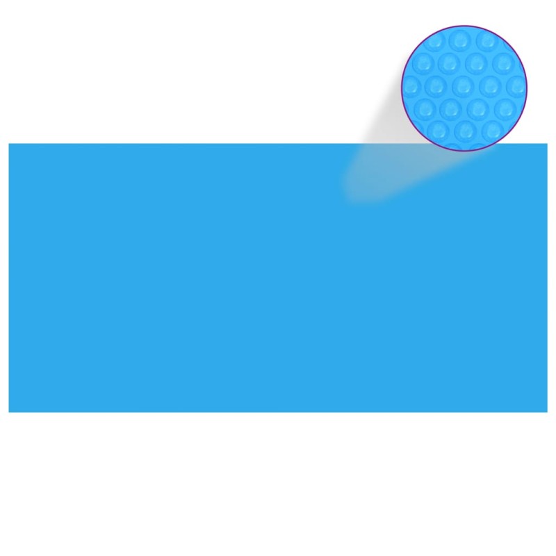Rechteckige Pool-Abdeckung PE Blau 549 x 274 cm Rechteckige Pool-Abdeckung PE Blau 549 x 274 cm