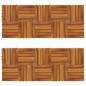 Terrassenfliesen 20er Set Vertikales Muster 30 x 30 cm Akazie Terrassenfliesen 20er Set Vertikales Muster 30 x 30 cm Akazie
