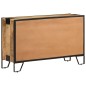 vidaXL Sideboard 100×31×60 cm Raues Mango-Massivholz vidaXL Sideboard 100×31×60 cm Raues Mango-Massivholz