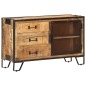 vidaXL Sideboard 100×31×60 cm Raues Mango-Massivholz vidaXL Sideboard 100×31×60 cm Raues Mango-Massivholz