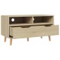 vidaXL TV-Schrank Sonoma-Eiche 90x40x48,5 cm Holzwerkstoff vidaXL TV-Schrank Sonoma-Eiche 90x40x48,5 cm Holzwerkstoff