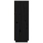 vidaXL Highboard Schwarz 60x40x116,5 cm Massivholz Kiefer vidaXL Highboard Schwarz 60x40x116,5 cm Massivholz Kiefer