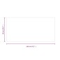 vidaXL Kaminofen Glasplatte Rechteckig 120x60 cm vidaXL Kaminofen Glasplatte Rechteckig 120x60 cm