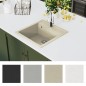 vidaXL Granitspüle Einzelbecken Beige vidaXL Granitspüle Einzelbecken Beige