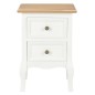 vidaXL Nachttische 2 Stk. Weiß 35×30×49 cm MDF vidaXL Nachttische 2 Stk. Weiß 35×30×49 cm MDF