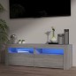 vidaXL TV-Schrank mit LED-Leuchten Grau Sonoma 120x35x40 cm vidaXL TV-Schrank mit LED-Leuchten Grau Sonoma 120x35x40 cm