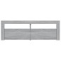 vidaXL TV-Schrank mit LED-Leuchten Grau Sonoma 120x35x40 cm vidaXL TV-Schrank mit LED-Leuchten Grau Sonoma 120x35x40 cm