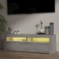 vidaXL TV-Schrank mit LED-Leuchten Grau Sonoma 120x35x40 cm vidaXL TV-Schrank mit LED-Leuchten Grau Sonoma 120x35x40 cm
