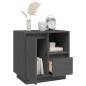 vidaXL Nachttische 2 Stk. Grau 50x34x50 cm Massivholz Kiefer vidaXL Nachttische 2 Stk. Grau 50x34x50 cm Massivholz Kiefer