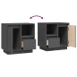 vidaXL Nachttische 2 Stk. Grau 50x34x50 cm Massivholz Kiefer vidaXL Nachttische 2 Stk. Grau 50x34x50 cm Massivholz Kiefer