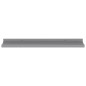 vidaXL Wandregale 4 Stk. Grau 60x9x3 cm vidaXL Wandregale 4 Stk. Grau 60x9x3 cm