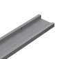 vidaXL Wandregale 4 Stk. Grau 60x9x3 cm vidaXL Wandregale 4 Stk. Grau 60x9x3 cm