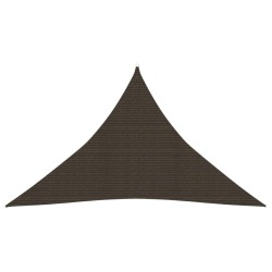 vidaXL Sonnensegel 160 g/m² Braun 5x5x6 m HDPE