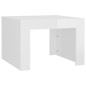vidaXL Couchtisch Hochglanz-Weiß 50x50x35 cm Holzwerkstoff vidaXL Couchtisch Hochglanz-Weiß 50x50x35 cm Holzwerkstoff