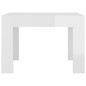 vidaXL Couchtisch Hochglanz-Weiß 50x50x35 cm Holzwerkstoff vidaXL Couchtisch Hochglanz-Weiß 50x50x35 cm Holzwerkstoff