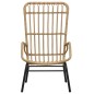 vidaXL Gartenstuhl Poly Rattan Hellbraun vidaXL Gartenstuhl Poly Rattan Hellbraun