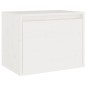 vidaXL Wandschrank Weiß 45x30x35 cm Massivholz Kiefer vidaXL Wandschrank Weiß 45x30x35 cm Massivholz Kiefer