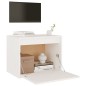 vidaXL Wandschrank Weiß 45x30x35 cm Massivholz Kiefer vidaXL Wandschrank Weiß 45x30x35 cm Massivholz Kiefer