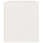 vidaXL Wandschrank Weiß 45x30x35 cm Massivholz Kiefer vidaXL Wandschrank Weiß 45x30x35 cm Massivholz Kiefer