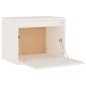 vidaXL Wandschrank Weiß 45x30x35 cm Massivholz Kiefer vidaXL Wandschrank Weiß 45x30x35 cm Massivholz Kiefer