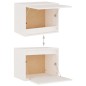 vidaXL Wandschrank Weiß 45x30x35 cm Massivholz Kiefer vidaXL Wandschrank Weiß 45x30x35 cm Massivholz Kiefer
