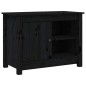 vidaXL TV-Schrank Schwarz 70x36,5x52 cm Massivholz Kiefer vidaXL TV-Schrank Schwarz 70x36,5x52 cm Massivholz Kiefer