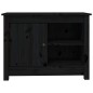vidaXL TV-Schrank Schwarz 70x36,5x52 cm Massivholz Kiefer vidaXL TV-Schrank Schwarz 70x36,5x52 cm Massivholz Kiefer