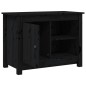 vidaXL TV-Schrank Schwarz 70x36,5x52 cm Massivholz Kiefer vidaXL TV-Schrank Schwarz 70x36,5x52 cm Massivholz Kiefer