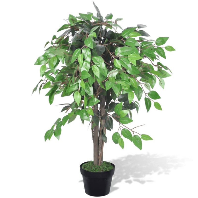 Künstlicher Ficus mit Topf 90 cm Künstlicher Ficus mit Topf 90 cm