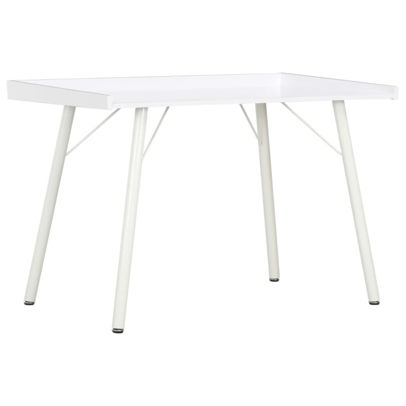 vidaXL Schreibtisch Weiß 90×50×79 cm vidaXL Schreibtisch Weiß 90×50×79 cm