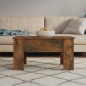 vidaXL Couchtisch Räuchereiche 79x49x41 cm Holzwerkstoff vidaXL Couchtisch Räuchereiche 79x49x41 cm Holzwerkstoff