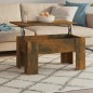 vidaXL Couchtisch Räuchereiche 79x49x41 cm Holzwerkstoff vidaXL Couchtisch Räuchereiche 79x49x41 cm Holzwerkstoff