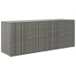 vidaXL Gartenschrank Grau 198x55,5x80 cm Poly Rattan vidaXL Gartenschrank Grau 198x55,5x80 cm Poly Rattan