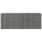vidaXL Gartenschrank Grau 198x55,5x80 cm Poly Rattan vidaXL Gartenschrank Grau 198x55,5x80 cm Poly Rattan