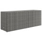 vidaXL Gartenschrank Grau 198x55,5x80 cm Poly Rattan vidaXL Gartenschrank Grau 198x55,5x80 cm Poly Rattan
