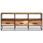 vidaXL TV-Schrank 110x30x45 cm Massivholz Akazie vidaXL TV-Schrank 110x30x45 cm Massivholz Akazie