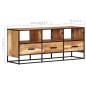 vidaXL TV-Schrank 110x30x45 cm Massivholz Akazie vidaXL TV-Schrank 110x30x45 cm Massivholz Akazie