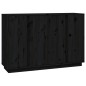 vidaXL Sideboard Schwarz 120x35x80 cm Massivholz Kiefer vidaXL Sideboard Schwarz 120x35x80 cm Massivholz Kiefer