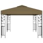 vidaXL Pavillon 3x3 m Taupe 180 g/m² vidaXL Pavillon 3x3 m Taupe 180 g/m²