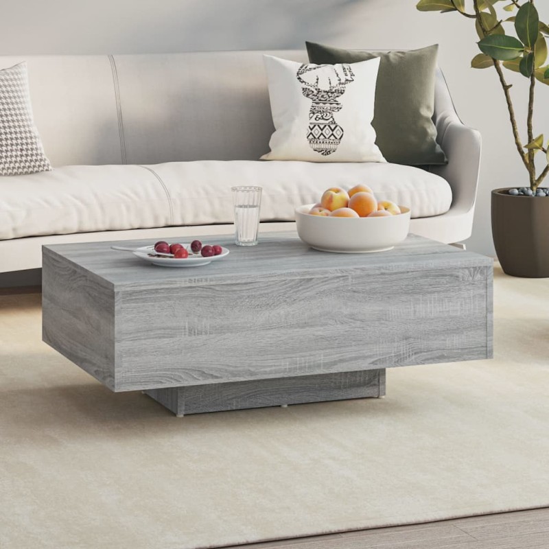 vidaXL Couchtisch Grau Sonoma 85x55x31 cm Holzwerkstoff vidaXL Couchtisch Grau Sonoma 85x55x31 cm Holzwerkstoff