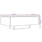 vidaXL Couchtisch Grau Sonoma 85x55x31 cm Holzwerkstoff vidaXL Couchtisch Grau Sonoma 85x55x31 cm Holzwerkstoff