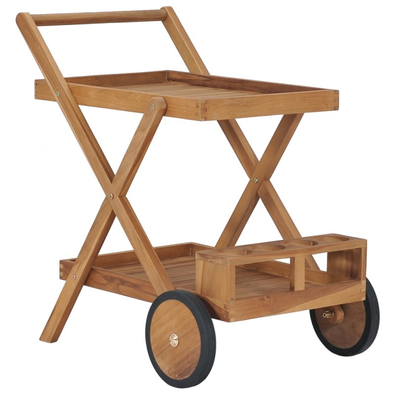 vidaXL Teewagen Massivholz Teak vidaXL Teewagen Massivholz Teak