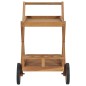 vidaXL Teewagen Massivholz Teak vidaXL Teewagen Massivholz Teak