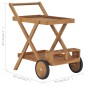 vidaXL Teewagen Massivholz Teak vidaXL Teewagen Massivholz Teak