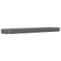 vidaXL Hochbeet Pulverbeschichteter Stahl 600x140x36 cm Grau vidaXL Hochbeet Pulverbeschichteter Stahl 600x140x36 cm Grau
