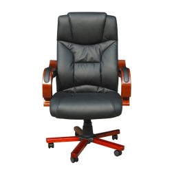 vidaXL Chefsessel Schwarz