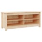 vidaXL Schuhbank 110x38x45,5 cm Massivholz Kiefer vidaXL Schuhbank 110x38x45,5 cm Massivholz Kiefer