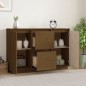 vidaXL Sideboard Honigbraun 111x34x75 cm Massivholz Kiefer vidaXL Sideboard Honigbraun 111x34x75 cm Massivholz Kiefer